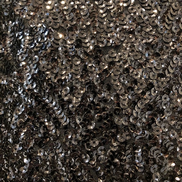 Long Black Sequins Skirt - Picture 3 of 7